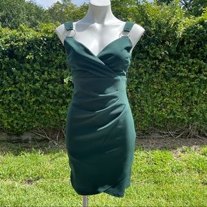 Guess emerald green dress